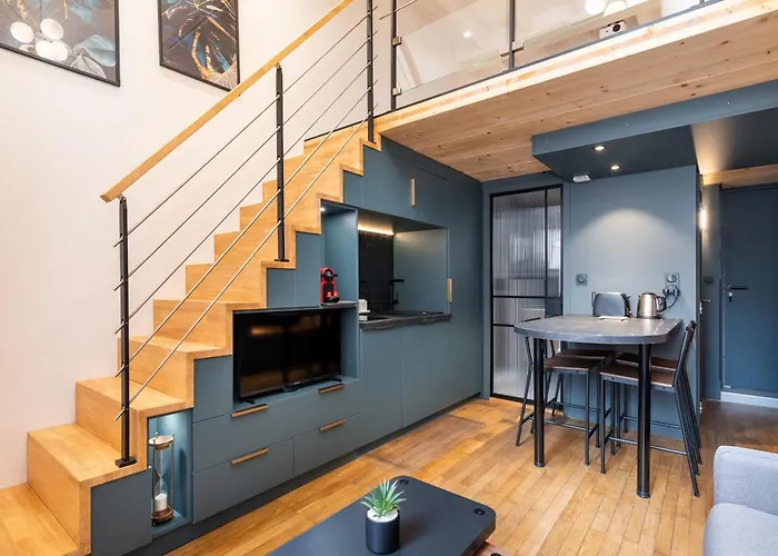 Apartment Loft With Balcony And Bath Facing The Opera House Lyon