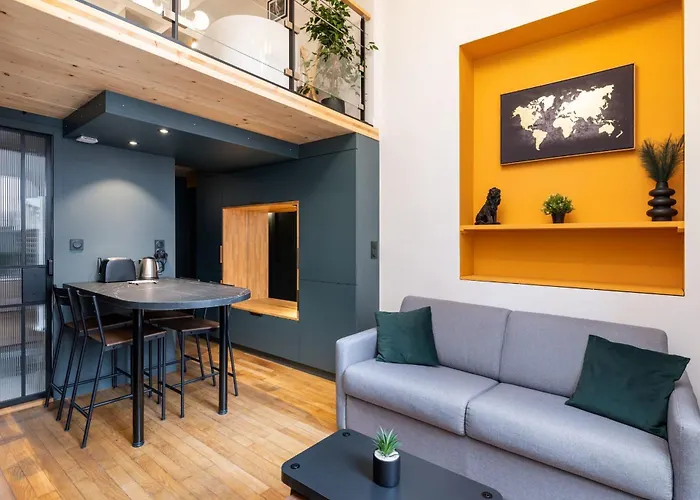 Apartment Loft With Balcony And Bath Facing The Opera House Lyon