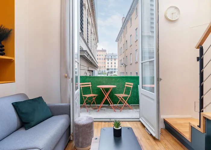 Loft With Balcony And Bath Facing The Opera House Lyon