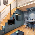 Lejlighed Urban Escape Loft With Balcony & Jacuzzi Near The Opera Lyon