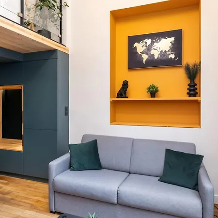 Urban Escape Loft With Balcony & Jacuzzi Near The Opera Apartament *