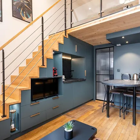 Apartament Urban Escape Loft With Balcony & Jacuzzi Near The Opera Lyon